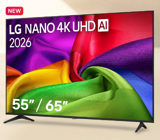 TV LG NANO 4K UHD AI daripada brosur LG Subscribe